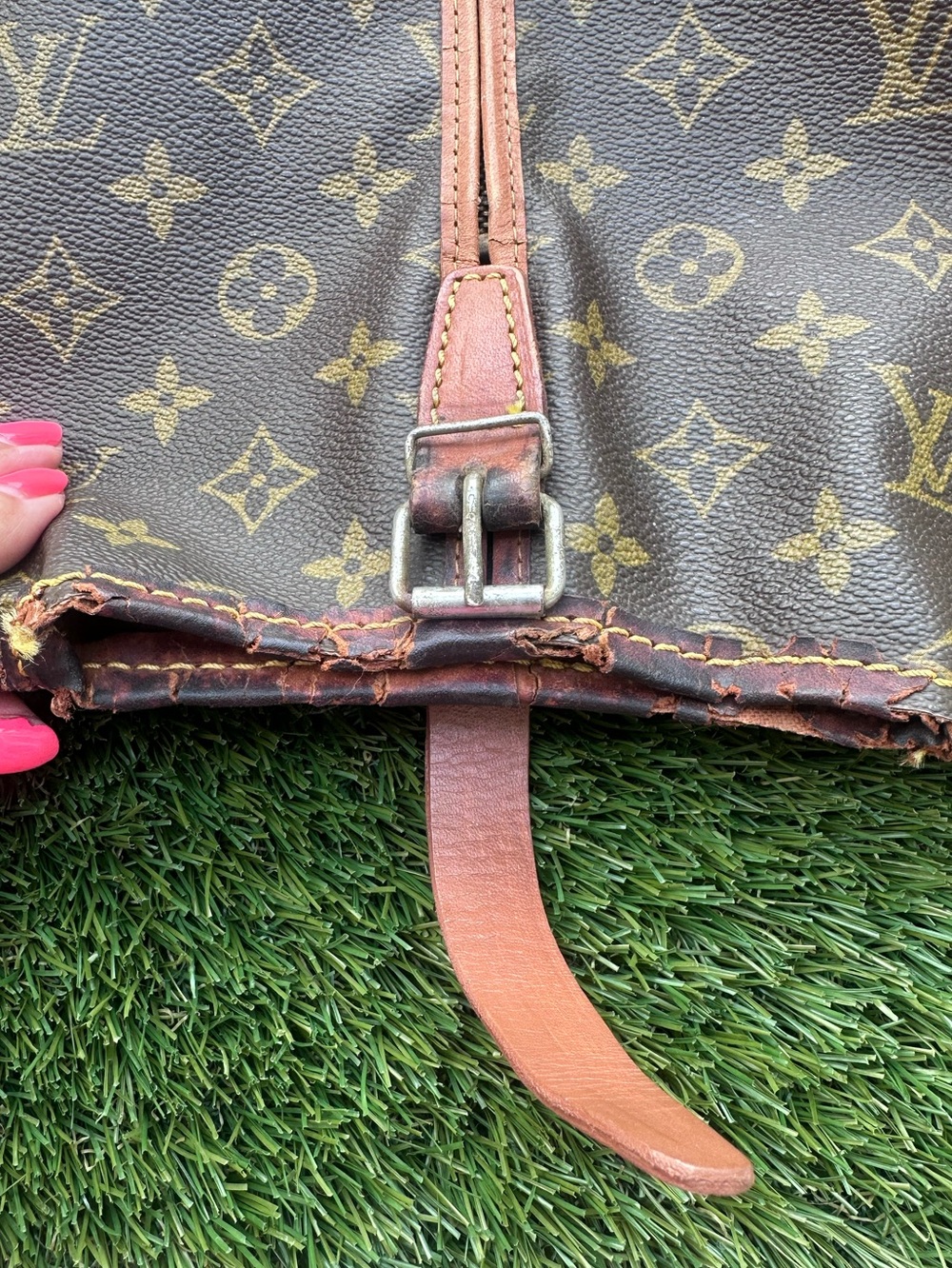 Louis vuitton garment bag 1970’s vintage to repair - Picture 4 of 16